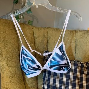 Palm leaf bikini top